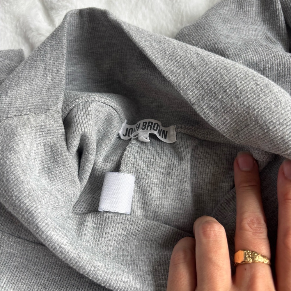 Grey ribbed Joah Brown Leggings